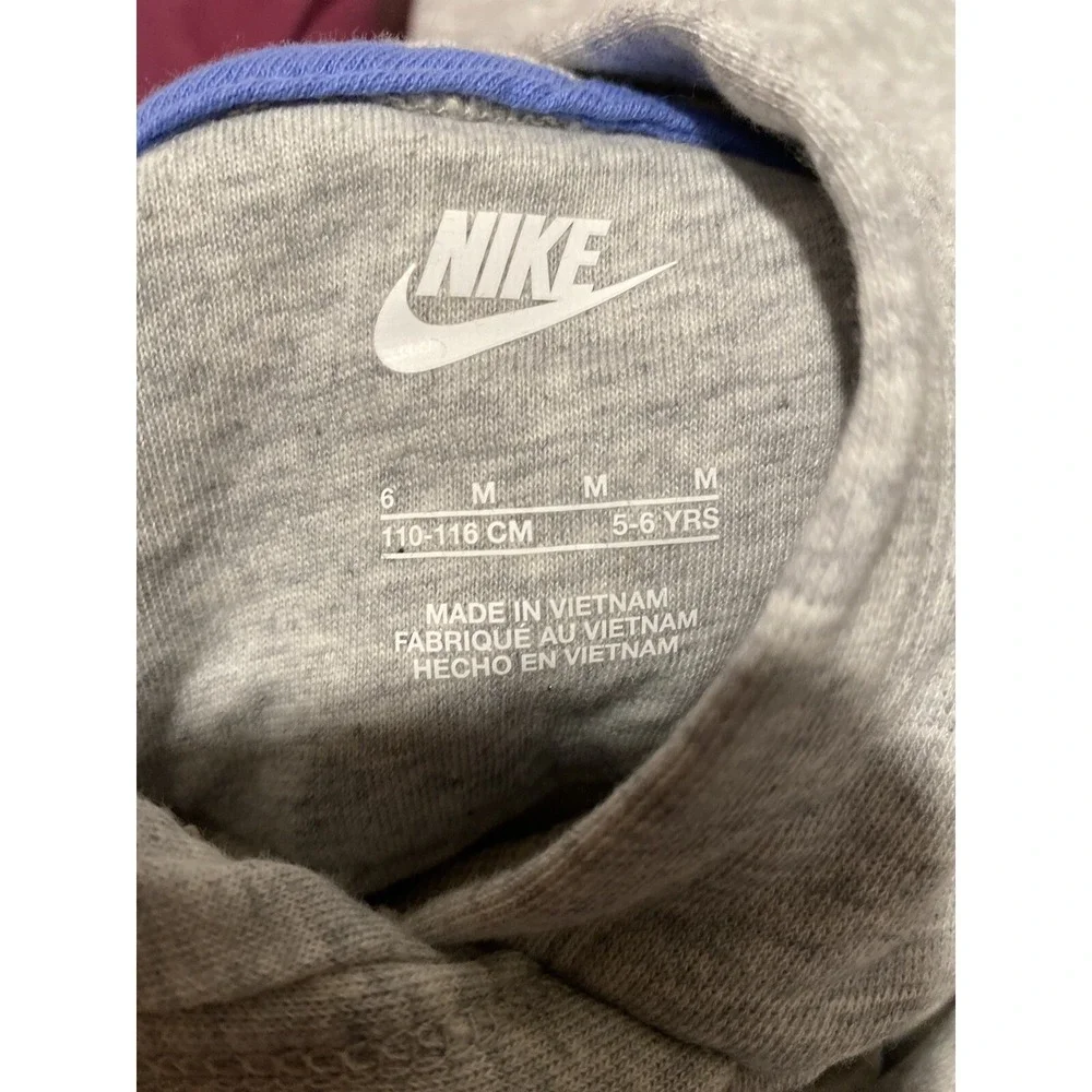 NWT Nike Girl's Cropped Pullover‎ Sweatshirt Pants Leggings 2pc Set Size 6